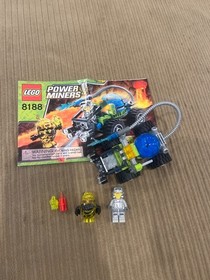 Lego Power Miners: Fire Blaster 8188 Complete With Manual Retired Set