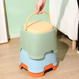 Small Stool Foot Rest Thickened Chair Step Stool for Living Room Garage - Picture 1 of 21