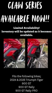 Claw Series Clip On Triumph Tiger 900 Air Deflectors - Picture 1 of 91