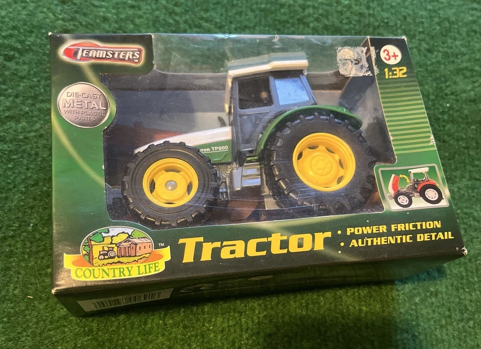 Teamster  Tractor - green farm toy 1:32 - Image 1 of 4