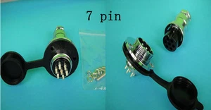 1set Waterproof Rubber Cover 7 Pin Cable Connector ,P7D - Picture 1 of 1