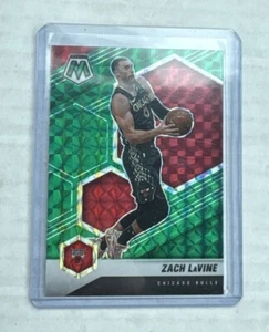 2020-21 Panini Mosaic Basketball GREEN Prizm Zach Lavine - Picture 1 of 2