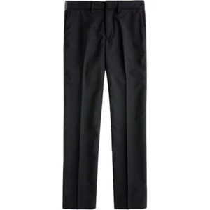 J Crew Crewcuts Boys' slim Ludlow suit pant in Italian wool Size 10 Black - Picture 1 of 11