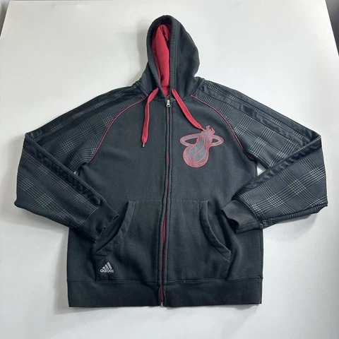 Adidas Miami Heat Sweater Mens Size Small Basketball Hoodie Limited Edition Cover