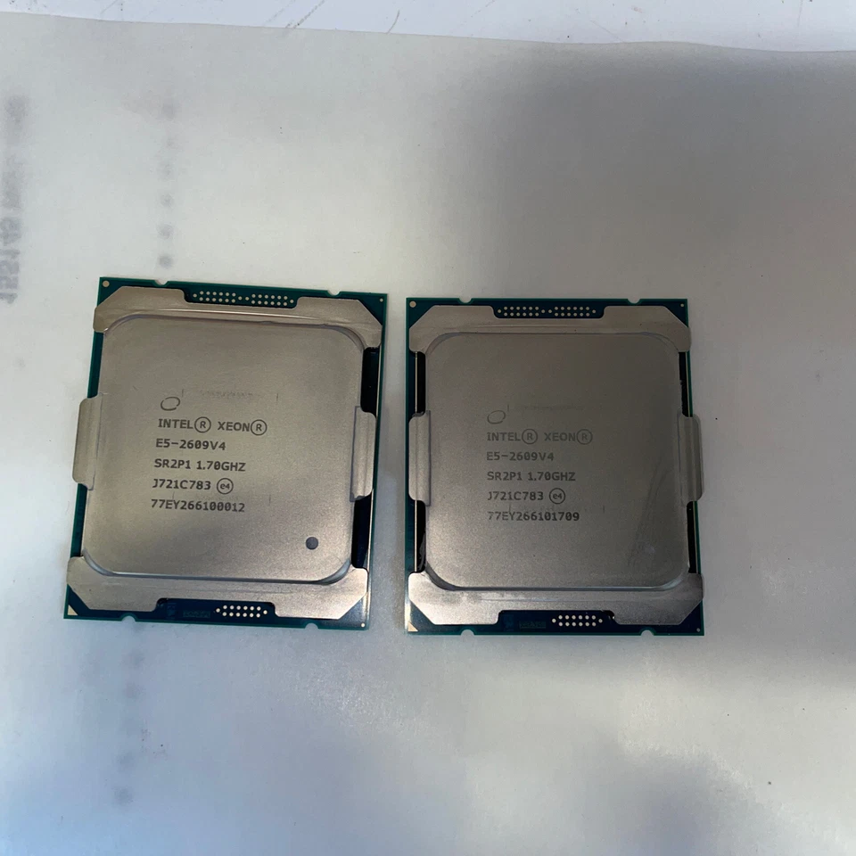 Pair of ~ Intel SR2P1 Xeon E5-2609 v4 1.7GHz 8 Core 20MB LGA2011-3 CPU Processor - Image 1 of 1