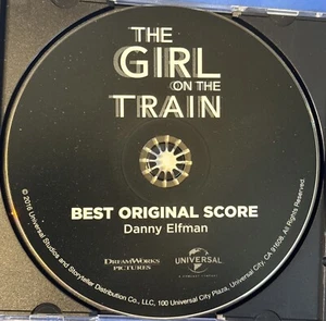 THE GIRL ON THE TRAIN CONSIDERATION CD DANNY ELFMAN BEST ORIGINAL SCORE PROMO - Picture 1 of 2