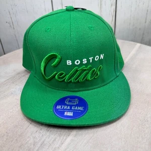 Nuevo Ultra Juego NBA Baloncesto Boston Celtics Snapback Ajustable Verde Gorra Gorra - Imagen 1 de 10