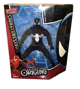 Hasbro Marvel Legends Signature Series Spider-Man Origins 2006 disfraz negro nuevo en caja - Imagen 1 de 7