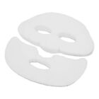 Seide DIY Pre Cut Mask Paper Home Spa Hautpflege Obere Untere Maske Sheet Se DE