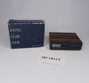 Infinity Mini Digital Alarm Clock 1 AA Battery Powered Works 4" - Picture 1 of 8