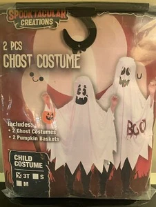 Spooktacular Creations 2 Geister Kostüm Set für Kind Halloween Spooky Gr. 3T - Bild 1 von 4