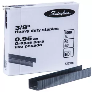 Swingline 35318 3/8" Heavy Duty Staples, Box of 1000 - Picture 1 of 1