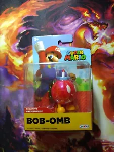 Jakks Pacific BOB-OMB 2.5" Figure, World of Nintendo, HTF, Rare, MIB - Picture 1 of 4