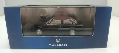 Ufficiale Maserati Biturbo Coupé 1982 Ixo Models 1:43 Nero + Box GM Shop - Immagine 1 di 4