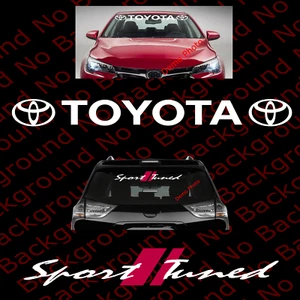 SPORT TUNED Car Windshield Vinyl Decal/Sticker/Banner for Toyota RC110 - Bild 1 von 8