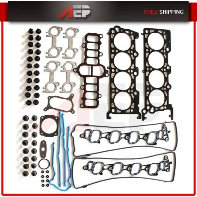 Juego completo de juntas para Ford Expedition 2001-2002 4,6 L SOHC 16 VÁLVULAS VIN W Foto 1 de 4