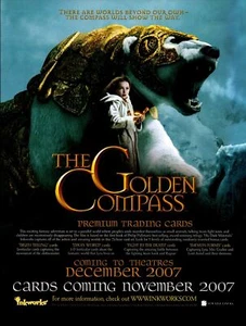 The Golden Compass Trading Card Dealer Sell Sheet Promotional Sale Inkworks 2007 - Picture 1 of 2