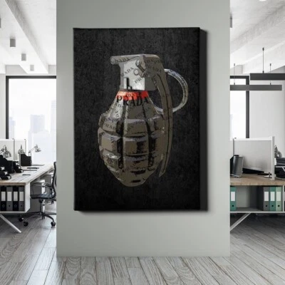 ✅WANDBILD LEINWAND,  ACRYLGLAS GRANATE MOTIV LUXUS MARKE KINDER WANDDEKO PREMIUM - Bild 1 von 4