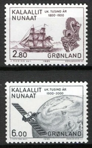 Greenland 1985, 1000th anniv European colonization VI set VF MNH, Mi 157-158 3,2 - Picture 1 of 1