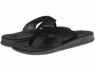 Sandalia Reef Rover Tanga Chanclas Negra Negra Para Hombre Talla 100% Original Nueva Foto 1 de 4