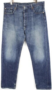 Vaqueros de hombre Levi's 501 W38/L34 Straight Fit bigote nuevo botón Fly Logo - Imagen 1 de 9