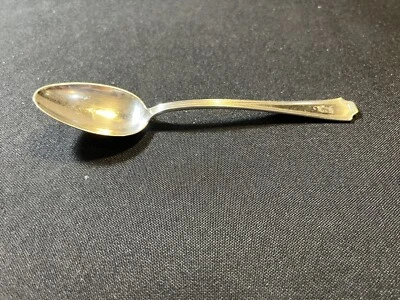 Cucharadita de plata esterlina Durgin/Gorham Fairfax 20 gramos con monograma ML Foto 1 de 4