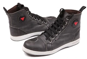 Modeka Lane Schuhe Gr. 41 Motorrad Sneaker Cafe Racer Retro Used Look schwarz - Bild 1 von 3