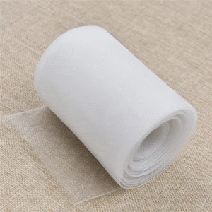 10 cm * 10 m de ancho cortina transparente cinta de nailon ventana decoraciones cortinas cortinas - Imagen 1 de 5