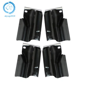 4 PCS Steel Cab Corners For 2009-14 Ford F-150 Crew Cab Steel Replacement Black - Picture 1 of 14