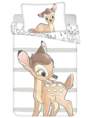 Disney Bambi Toddler Bedding 100% Cotton Cot Bed Reversible