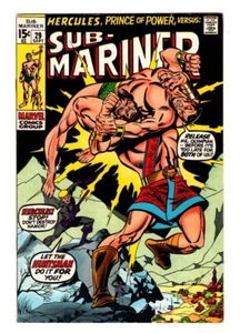 SUB-MARINER 29 (VF/NM 9.0) 1st NAMOR vs HERCULES / 1970 BRONZE AGE / DORMA * - Picture 1 of 2