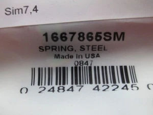 1667865 HD SPRING SIMPLICITY/ FERRIS/SNAPPER/MURRAY/BRIGGS OEM FACTORY PART - Picture 1 of 1