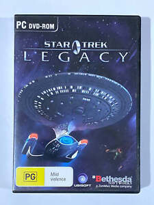 Star Trek Legacy PC DVD-ROM Video Game With Manual Ubisoft VGC