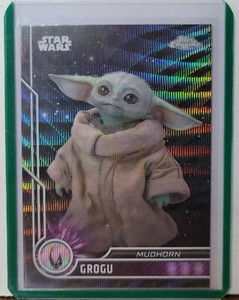 2023 Topps Chrome Star Wars Black Wave #98 David Acord as Grogu