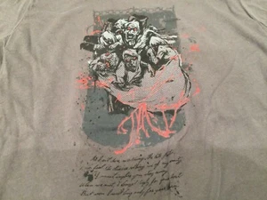 zombie shirt gray womens small free shipping - Picture 1 of 5