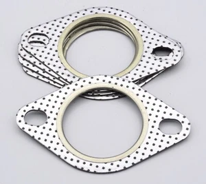 2-Loch Auspuffflansch Auspuff Dichtung Flansch 2 Zoll / 50,5mm- mehrlagig dick - Bild 1 von 3