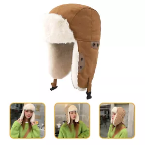 Cold-proof Warm Ear Windproof Warm Hat Plush Cotton Hat Women - Picture 1 of 12
