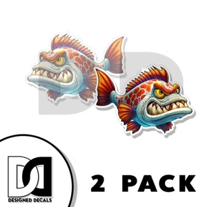 Scottish Grouper Aufkleber Zackenbarsch High Class Creature Decal Made in USA 2er Pack - Bild 1 von 3