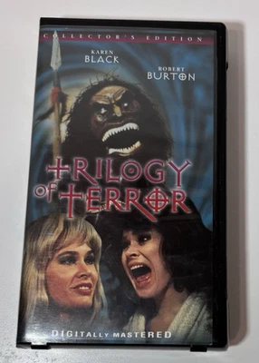 Trilogy Of Terror VHS Horror VHS Tape Karen Black Clamshell Cult Movie - Image 1 of 4