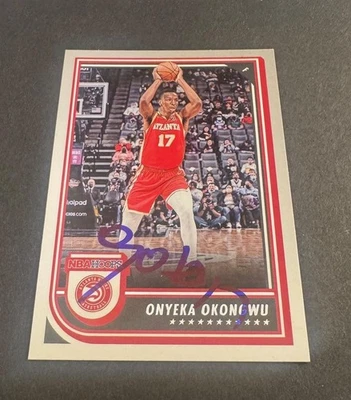 ONYEKA OKONGWU Autographed 2022-23 Hoops IP AUTO SIGNED In Person - Image 1 of 2