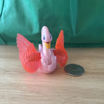 VTG McDonald's 1996 Littlest Pet Shop Tonka PINK SWAN 90s Nostalgia Water Bird - Image 1 of 4