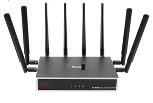 UOTEK 5G SIM Karten Router CPE, WiFi 6 5G Modem Dual Band NSA SA mit SIM - Bild 1 von 2