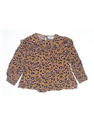 Blusa Crown & Ivy Niñas Dorada Manga 3/4 Niños Pequeños Foto 1 de 2