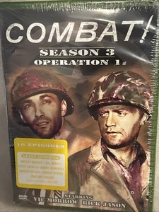 Combat Season 3 Operation 1 (DVD, 1962) Full Screen Vic Morrow Rixk Jason - Picture 1 of 2