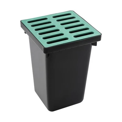 Lavabo de captura de 40*40*60 cm con rejilla, lavabo de captura grande para drenaje Foto 1 de 4