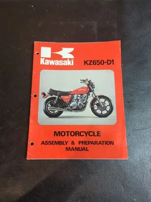 川崎 K Z 650 - D1 组装和准备手册 Montageanleitung 10.1977 — 第 1/2 张图片