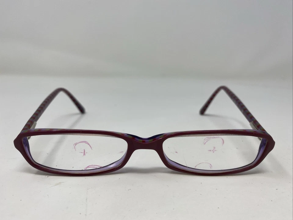 Marco de gafas Jill Stuart JS 167-2 51-16-135 púrpura menta borde completo TZ26 Foto 1 de 4