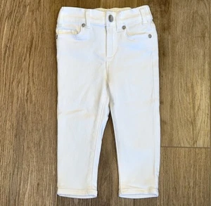 J Crew Crewcuts White Jean Denim Soft Stretch Size 2 Unisex - Never Worn - Picture 1 of 6