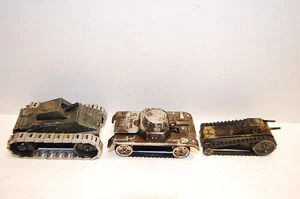 Convolute 3 Old Arnold A 588 Gama Etc. Sheet Metal Tank 3 1/8-3 11/16in - Picture 1 of 3