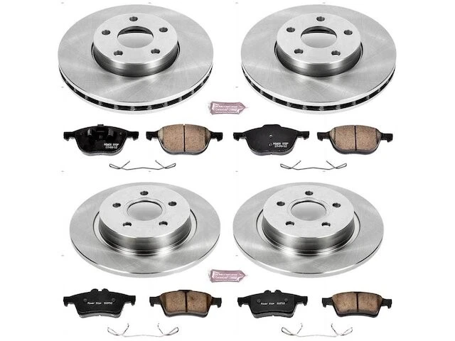 Kit de pastillas de freno y rotor delanteras y traseras para Volvo C30 2012-2013 PC848XK Foto 1 de 1